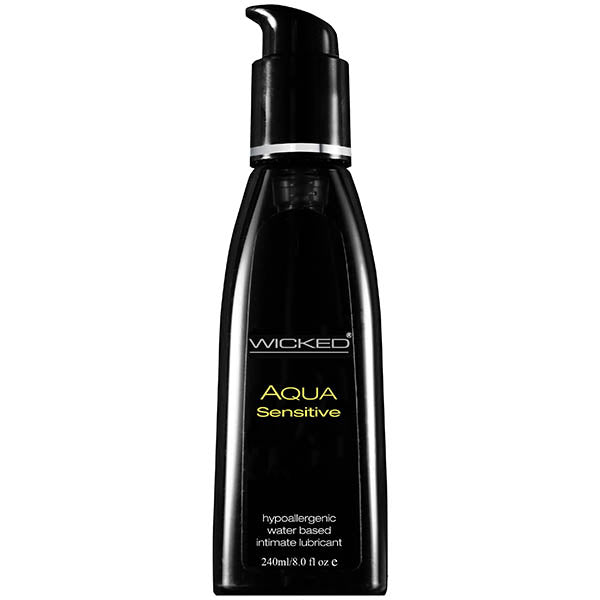 Wicked Aqua Sensitive - Water Based Lubricant - 240 ml (8 oz) Bottle