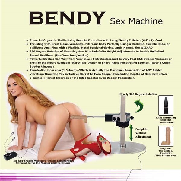 MyWorld Bendy Sex Machine - Mains Powered Love Machine
