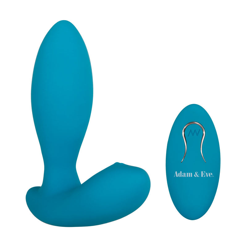 Adam & Eve G-Spot Thumper with Clit Motion Massager - Blue 11.4 cm USB Rechargeable Stimulator with