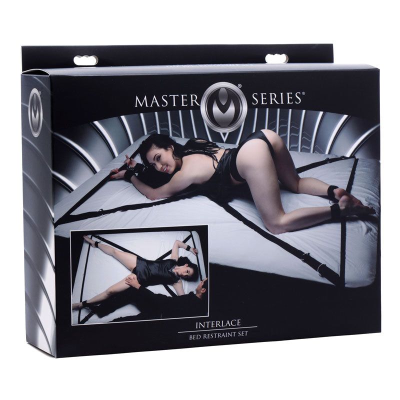 Master Series Interlace Bed Restraint Set - Bed Restraints