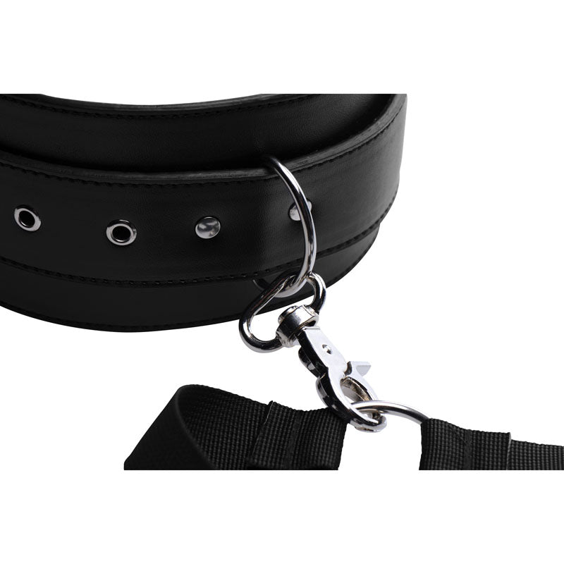 Master Series Acquire Thigh Harness & Wrist Cuffs - Black Restraints