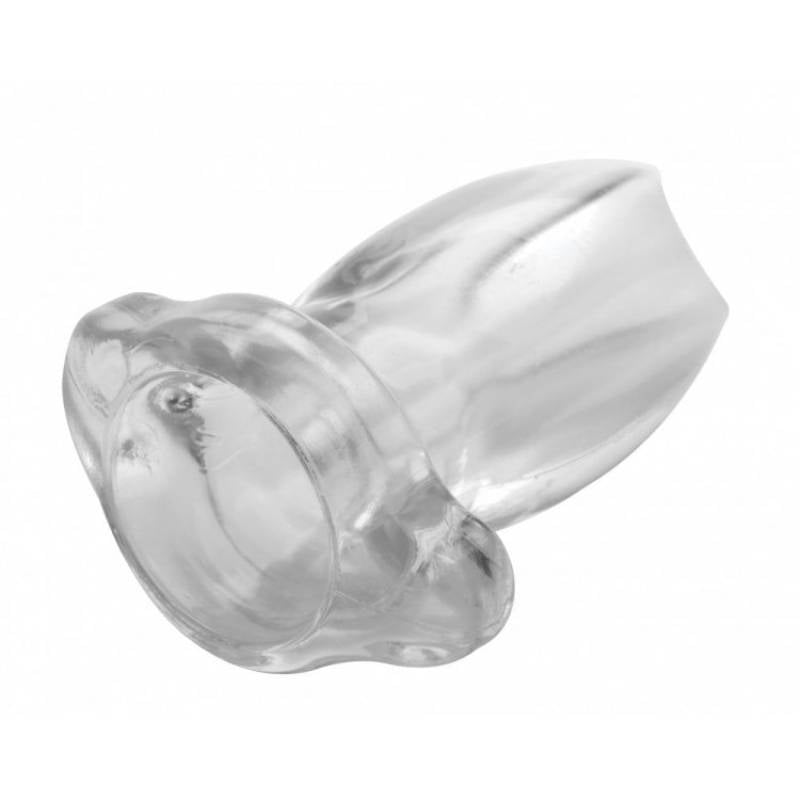 Master Series Gape Glory - Clear Large Hollow Anal Butt Plug