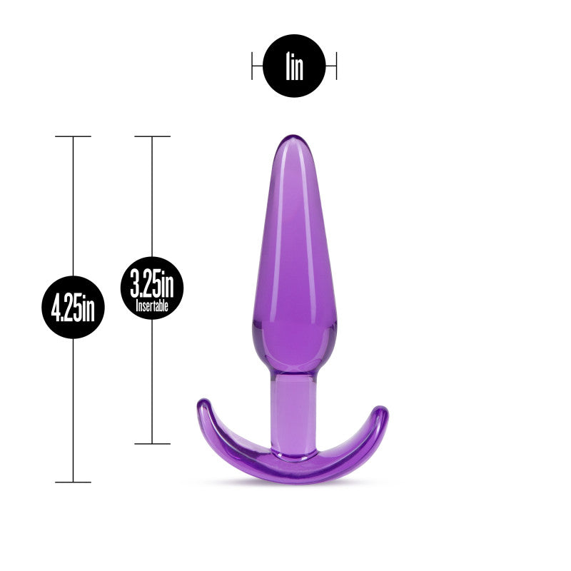 B Yours Slim Anal butt plug - Purple 10.8 cm Butt Plug