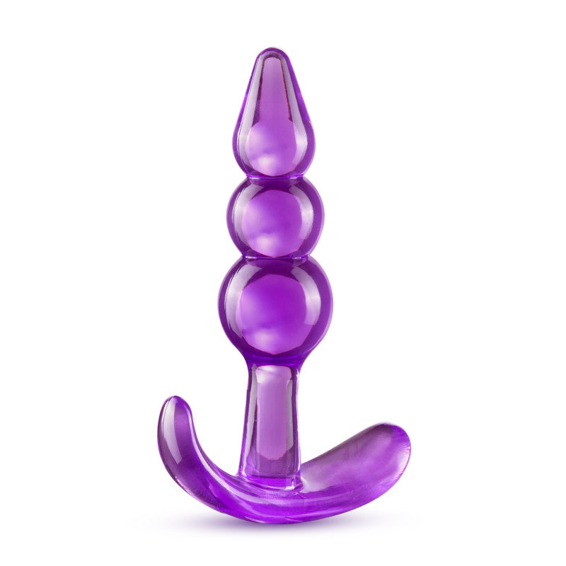 B Yours Triple Bead Anal butt plug - Purple 9.5 cm Butt Plug