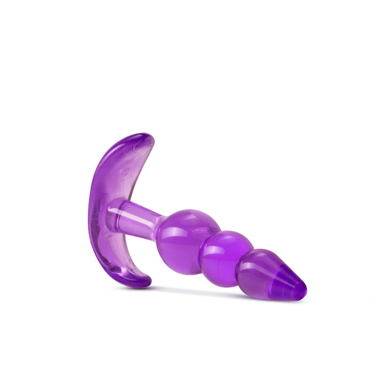 B Yours Triple Bead Anal butt plug - Purple 9.5 cm Butt Plug