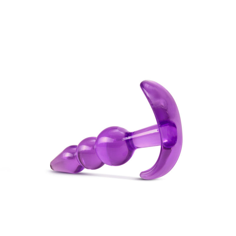 B Yours Triple Bead Anal butt plug - Purple 9.5 cm Butt Plug