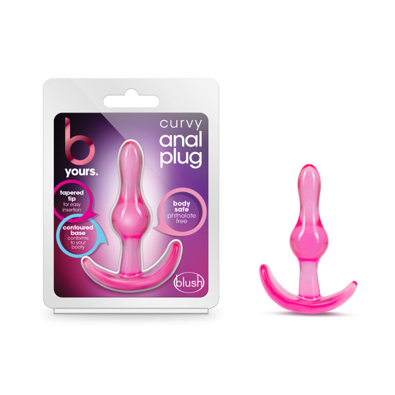 B Yours Curvy Anal butt plug - Pink 8.9 cm Butt Plug