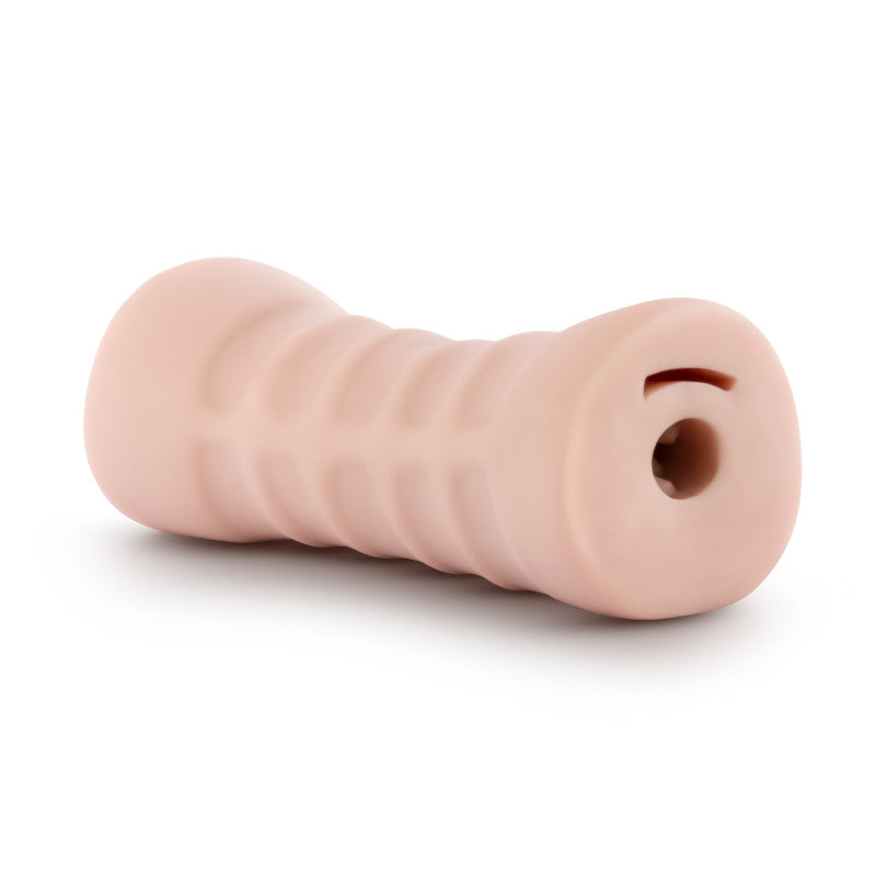 M for Men - Skye - Flesh Vibrating Mouth Stroker