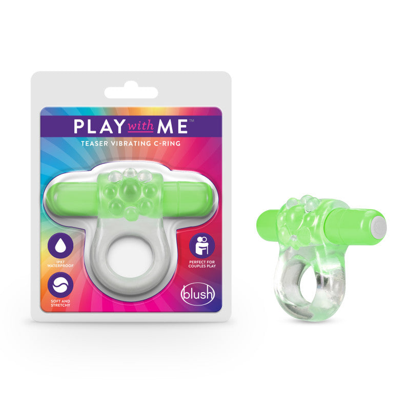 Play With Me Teaser Vibrating C-Ring - G -