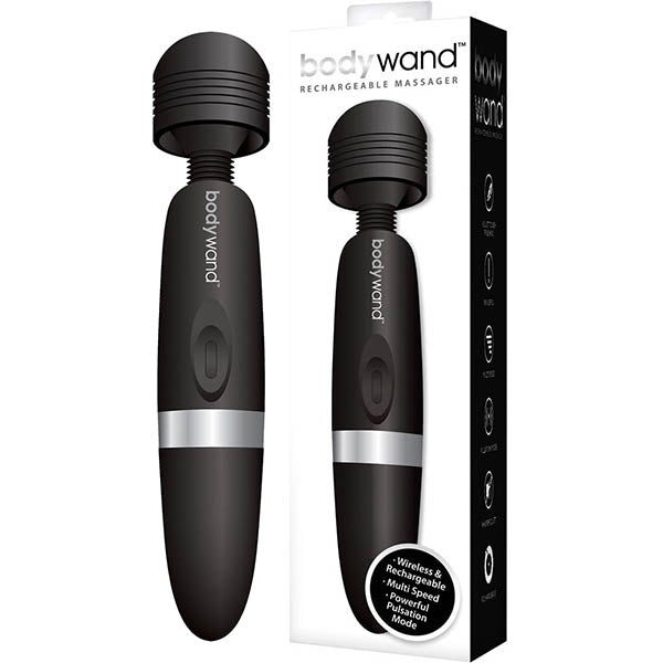 Bodywand Rechargeable - Black USB Rechargeable Massage Wand