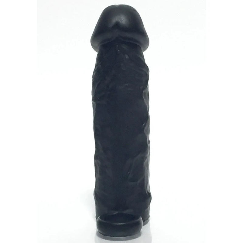 Boneyard Meaty Cock Extender Black - Black Penis Extender Sleeve