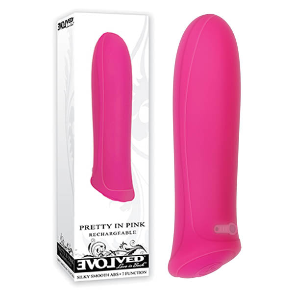 Evolved Pretty In Pink - Pink 8.6 cm (3.4'') USB Rechargeable Bullet