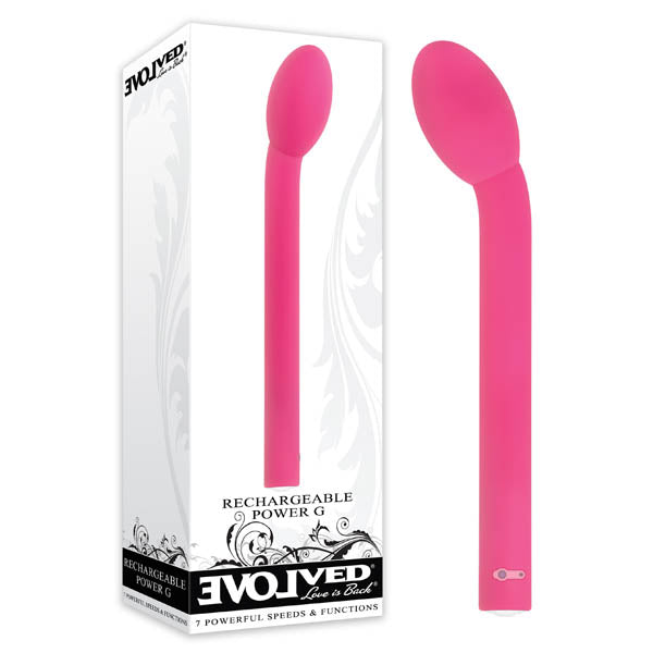 Evolved Rechargeable Power G - Pink 12.7 cm (5'') USB Rechargeable G Spot Vibrator