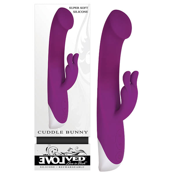 Evolved Cuddle Bunny - Purple 20.8 cm (8.2'') USB Rechargeable Rabbit Vibrator