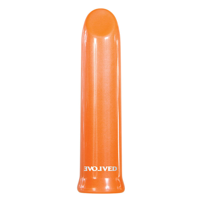 Evolved Lip Service - Orange 10 cm USB Rechargeable Lipstick Vibrator