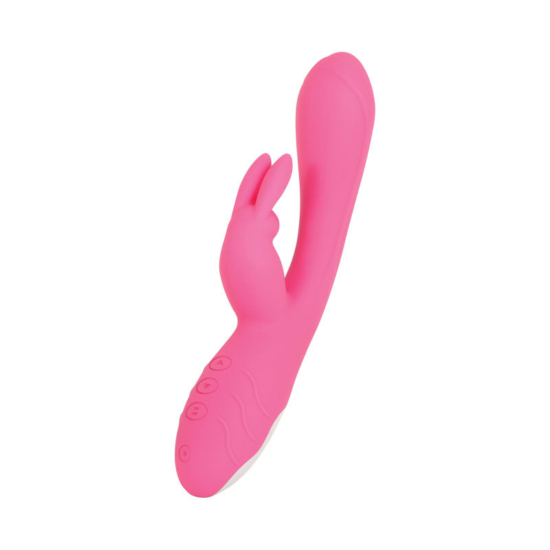 Evolved Bunny Kisses - Pink 20 cm USB Rechargeable Rabbit Vibrator