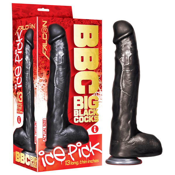 BBC (Big Black Cocks) - Ice Pick - Black 33 cm (13'') Dong