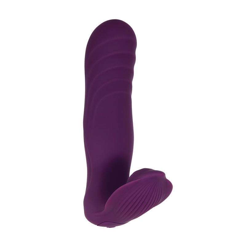 Gender X VELVET HAMMER - Purple USB Rechargeable Wearable Vibe with Remote