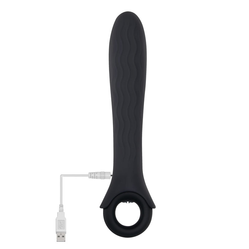 Gender X POWERHOUSE - Black 21.6 cm USB Rechargeable Vibrator