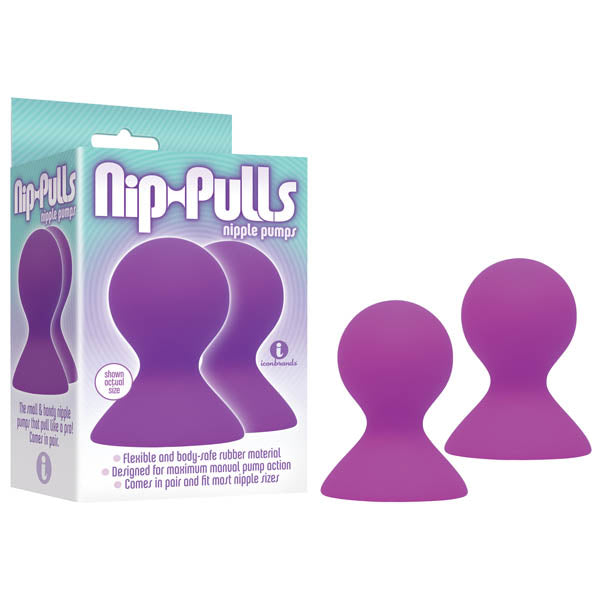 Nip-Pulls - Purple Nipple Suckers - Set of 2