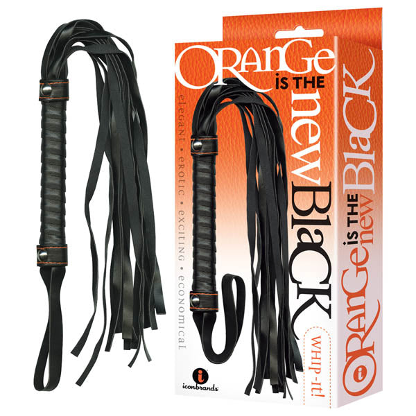 Orange Is The New Black - Whip-it! - Black Flogger Whip