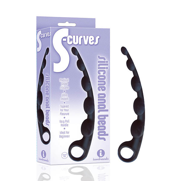 The 9's S-Curves - Black Anal Beads