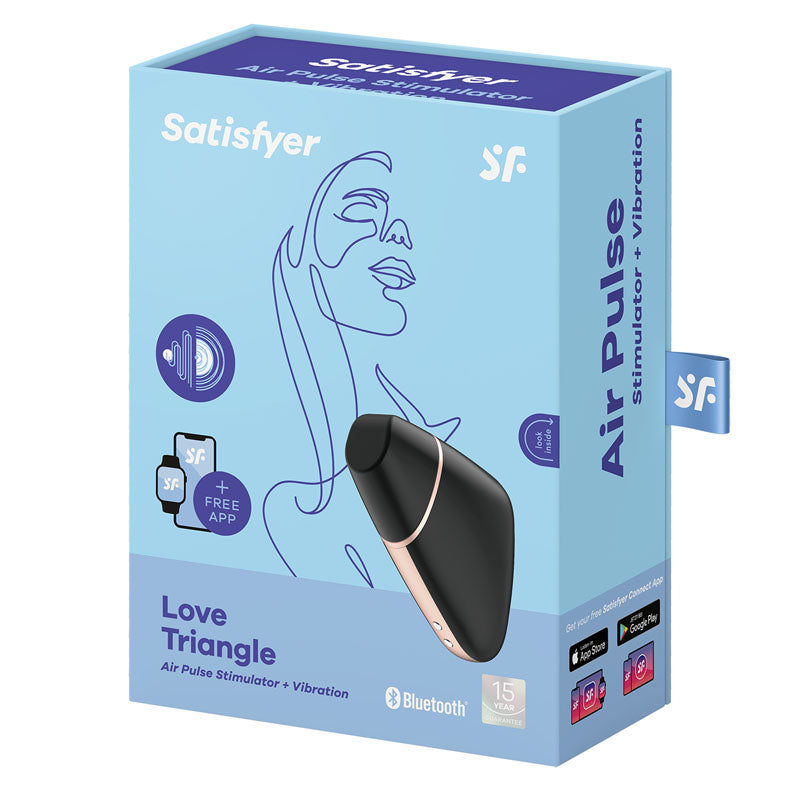 Satisfyer Love Triangle - App Contolled Touch-Free USB-Rechargeable Clitoral Stimulator with