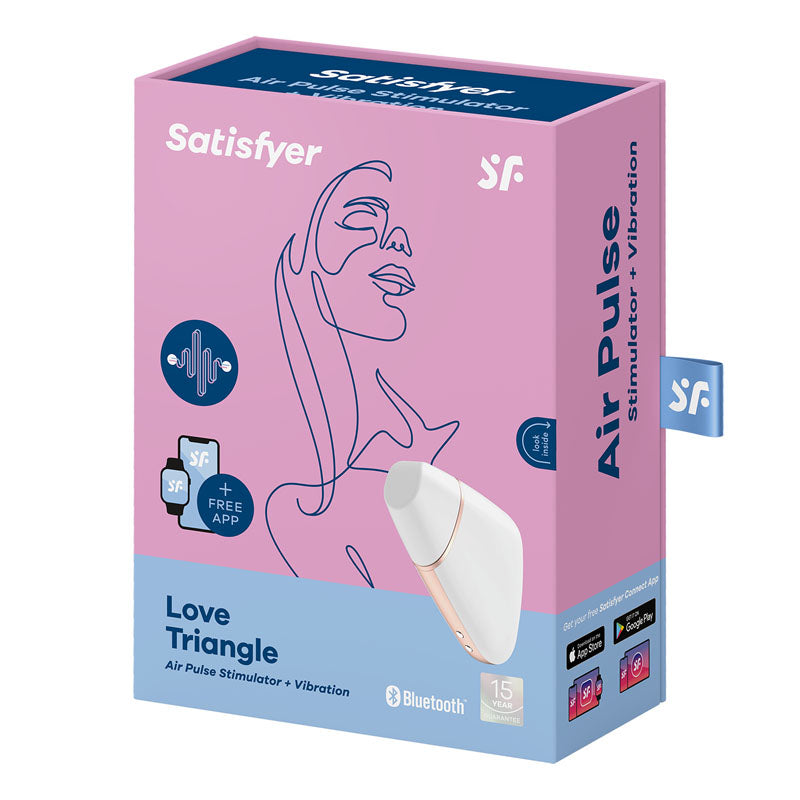 Satisfyer Love Triangle - App Contolled Touch-Free USB-Rechargeable Clitoral Stimulator with