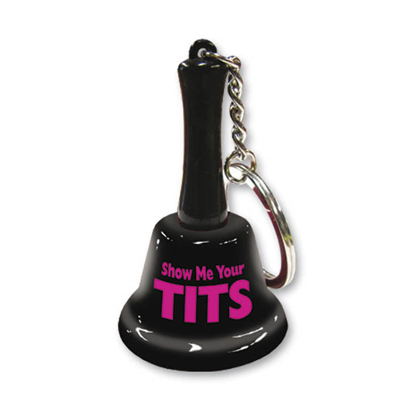 Show Me Your Tits Keychain Bell - Novelty Keychain