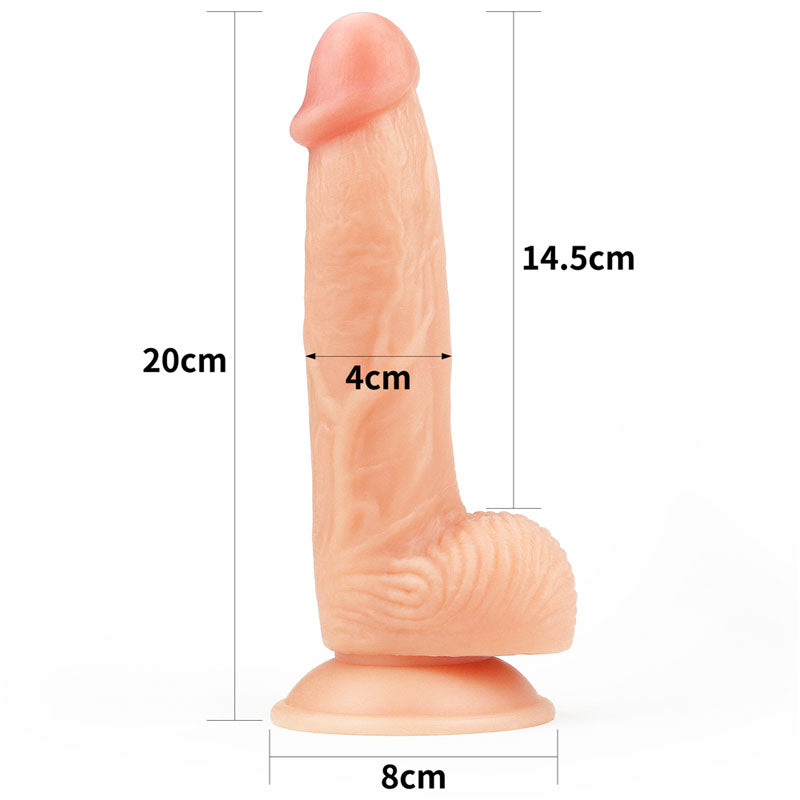 The Ultra Soft Dude - Flesh 20.3 cm (8'') Dong