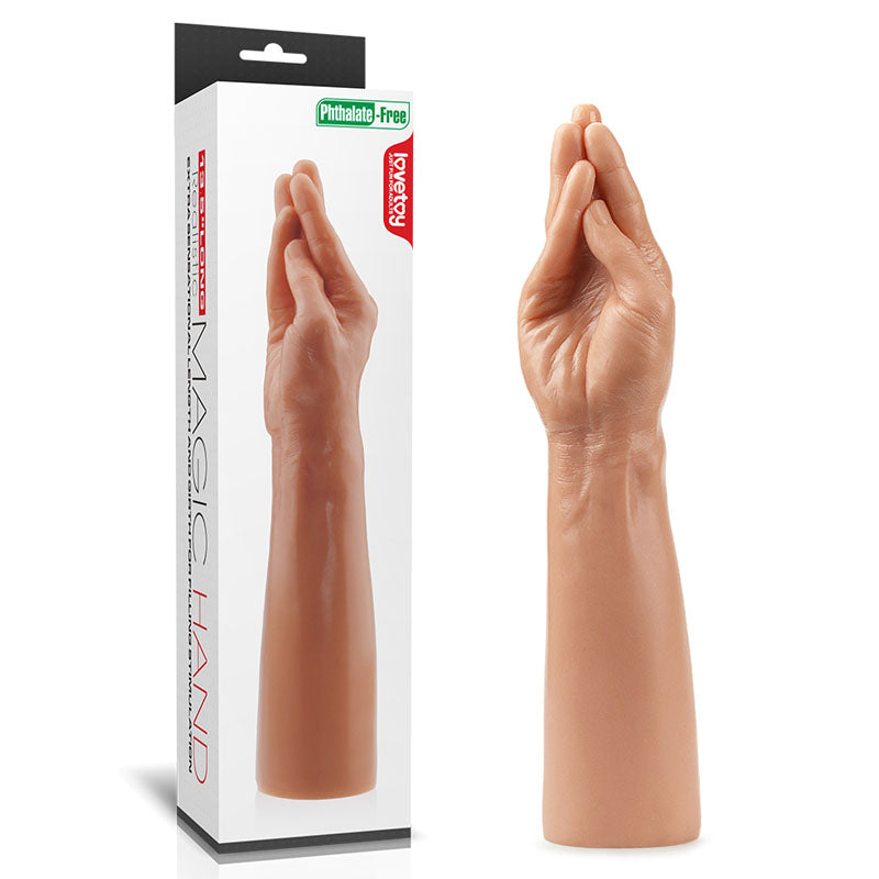 Lovetoy King Sized 13.5'' Realistic Magic Hand - Flesh 36 cm Hand Dildo