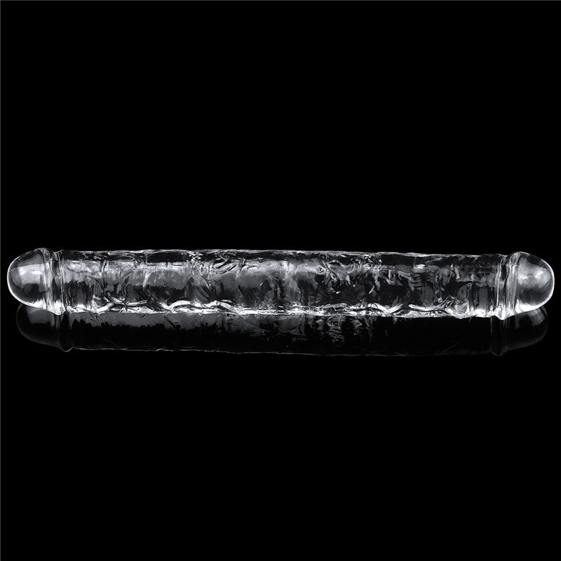Lovetoy Flawless Clear Double Dildo 12'' - Clear 30 cm Double Dong