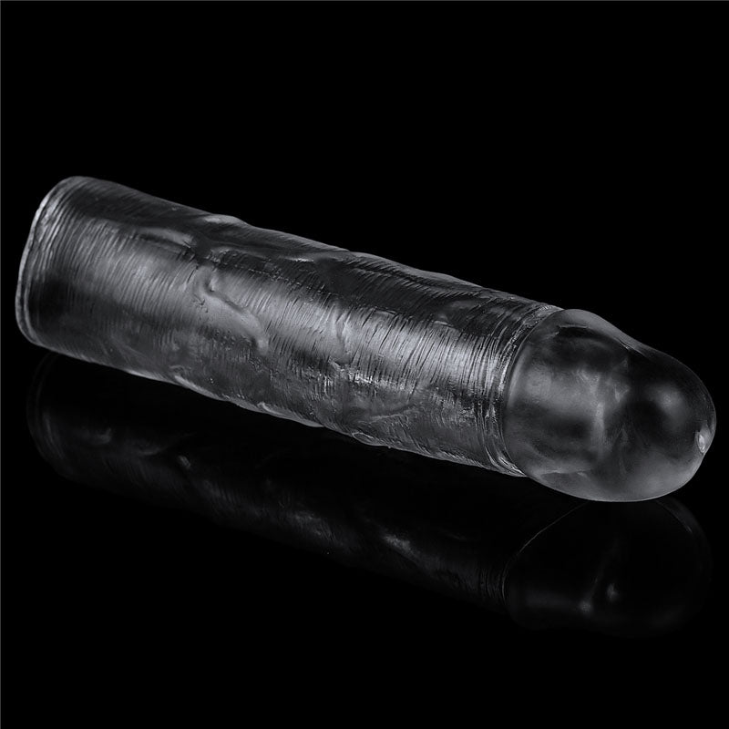 Flawless Clear Penis Sleeve 1'' - Clear 2.5 cm Penis Extender Sleeve