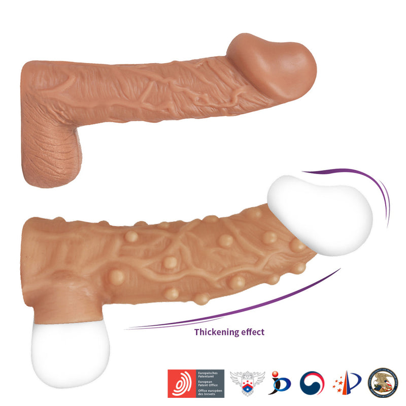Kokos Nude Sleeve 2 - Flesh Penis Extension Sleeve