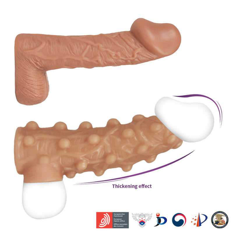 Kokos Nude Sleeve 3 - Flesh Penis Extension Sleeve