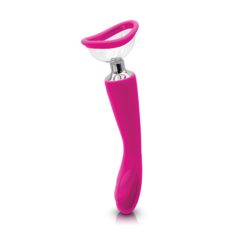 Inya Pump and Vibe - Pink USB Rechargeable 2-in-1 Pump and Vibrator