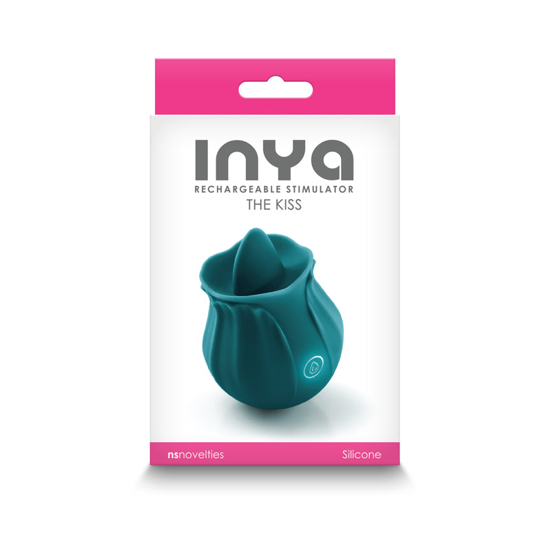 INYA The Kiss - Dark Teal - Teal USB Rechargeable Stimulator