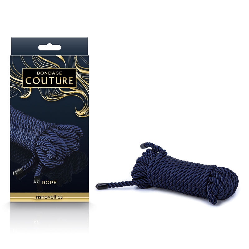 Bondage Couture Rope - Blue Bondage Rope - 7.6 metre