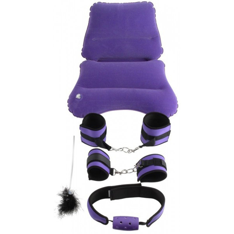 Purple Pleasure Bondage Set (Purple/Black)