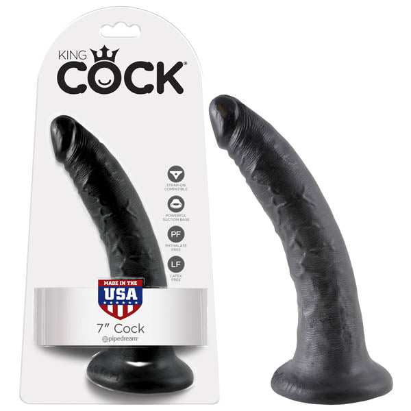 Pipedream King Cock 7'' Cock - Black 17.8 cm (7'') Dong