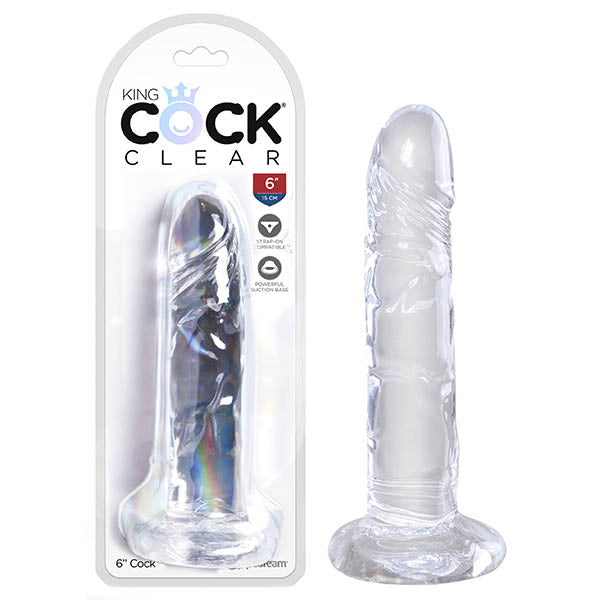 Pipedream King Cock Clear 6'' Cock - Clear 15.2 cm Dong