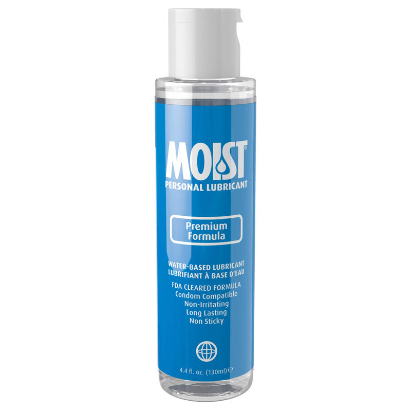 Moist Premium Formula - Water Based Lubricant - 130 ml Bottle