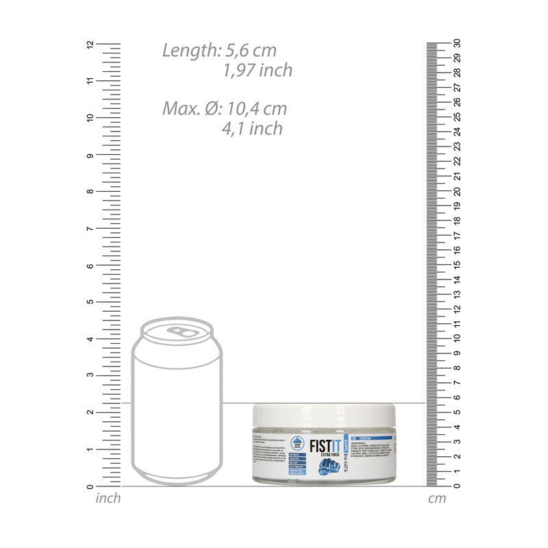 PHARMQUESTS Fist-It Extra Thick - 300ml - Thick Water Based Lubricant - 300 ml Tub