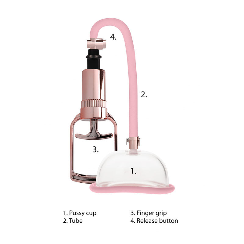 Pumped Pussy Pump - Rose Pink Vagina Pump