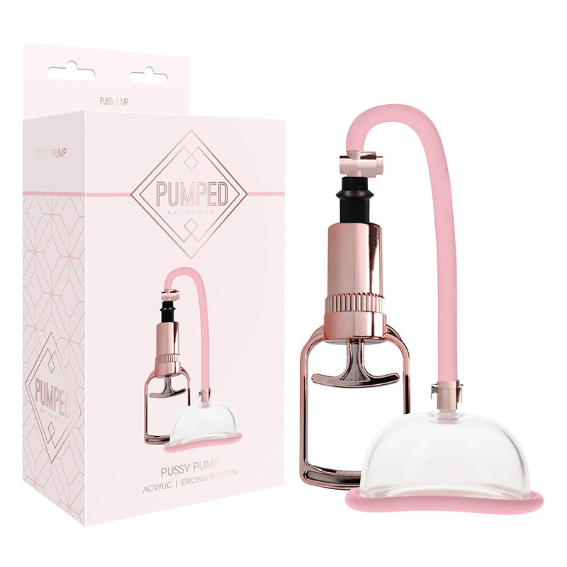 Pumped Pussy Pump - Rose Pink Vagina Pump