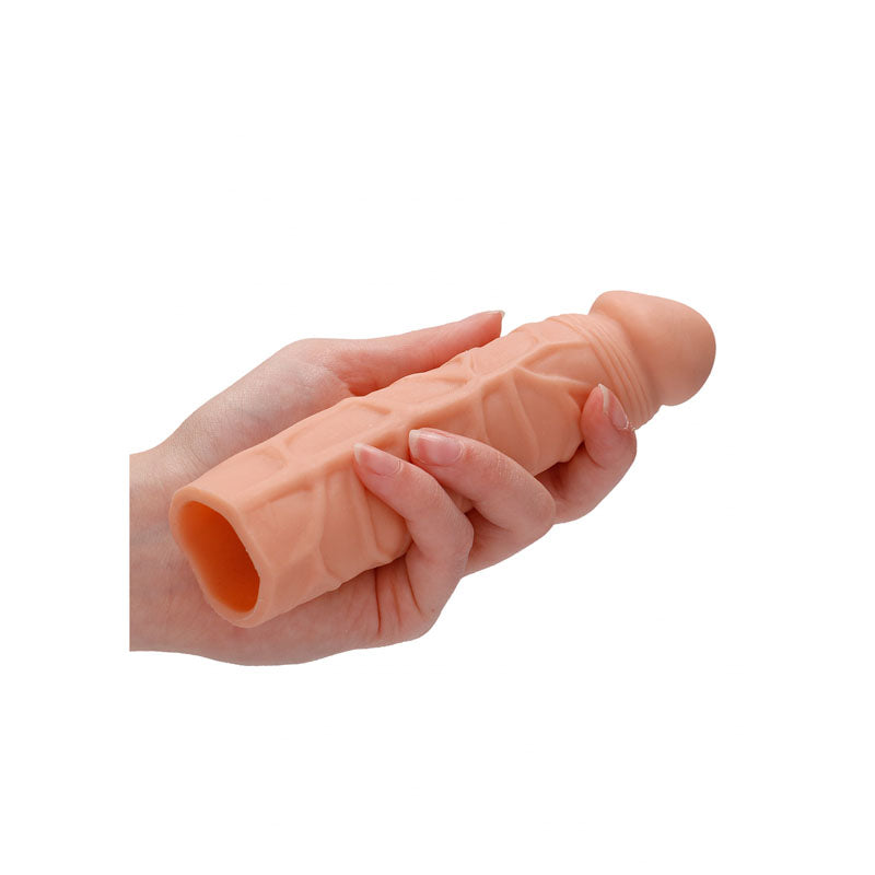 REALROCK 7'' Penis Extender - Flesh 17.8 cm Penis Extension Sleeve