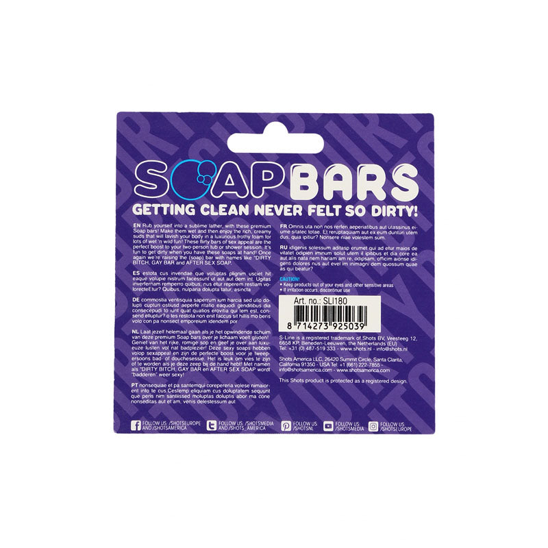 S-LINE Soap Bar - Dirty Bitch - Purple Novelty Soap