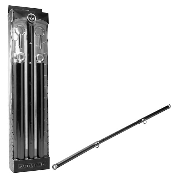 Master Series Black Steel Adjustable Spreader Bar - Black Metal Spreader Bar Restraint