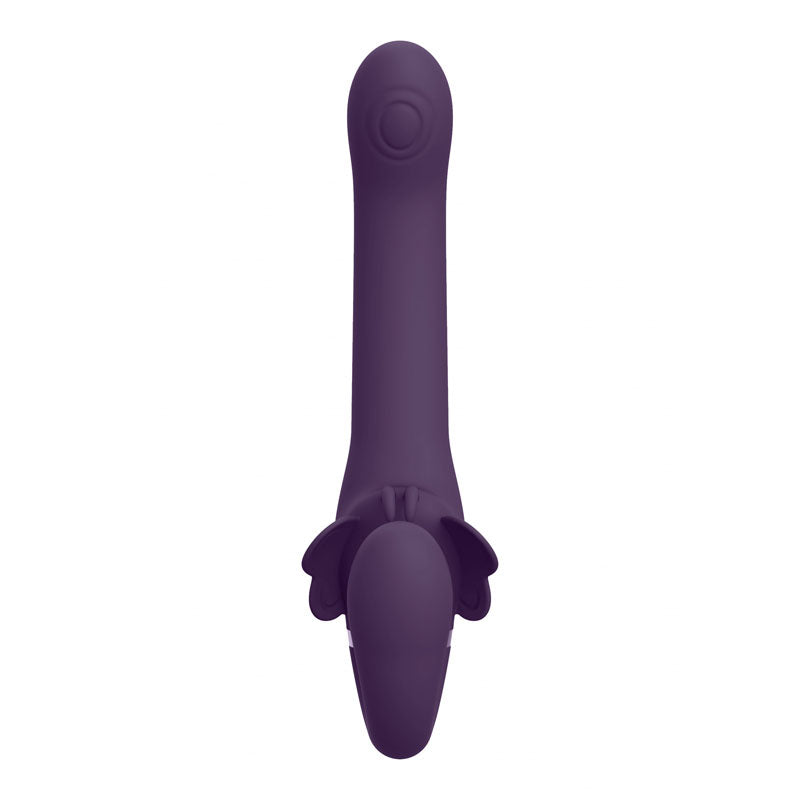 Vive SATU - Purple 23 cm USB Rechargeable Strapless Strap-On