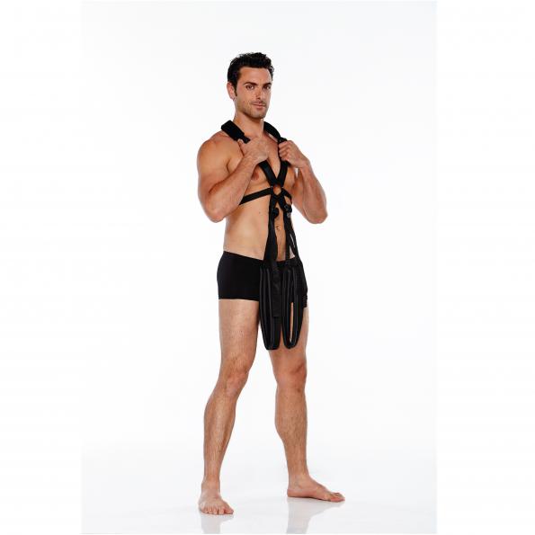 WhipSmart Body Swing - Black Body Swing Harness